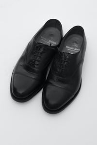 Hardy Amies Men's Black Leather Dress Shoes