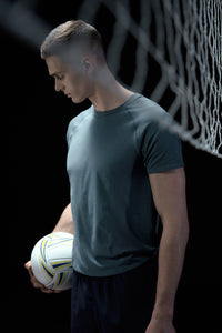 Men's Volleyball T-Shirt | Short Sleeve Athletic Tee