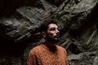 Men's Brown Knitted Sweater