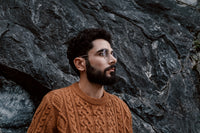 Men's Brown Knitted Sweater