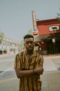 Summer Striped Casual Shirt - Men's Linen/Cotton Blend