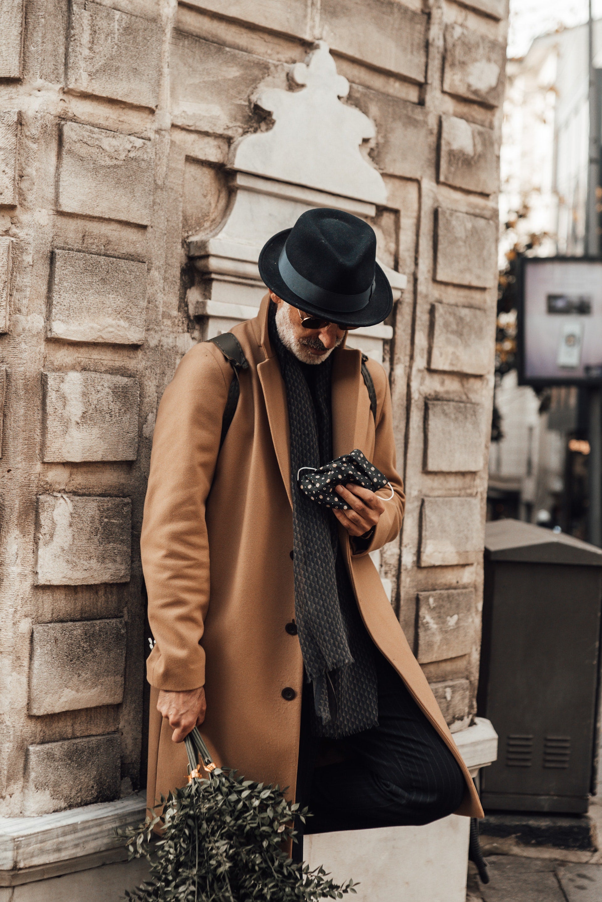 Savile Row Men's Tailored Overcoat