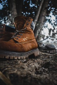 Men's Leather Sneakers - High Top GAT-Style