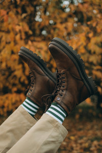 Men's Winter Snow Boots - High-Cut Waterproof Leather Boots