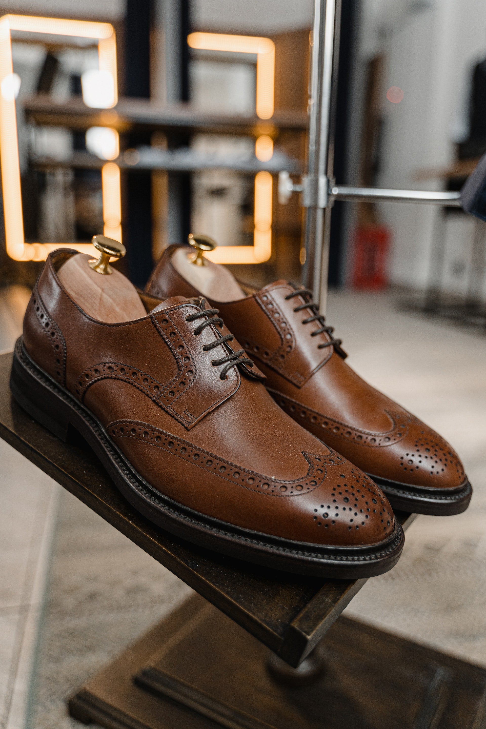 Blake Men's Brown Leather Oxford Shoes